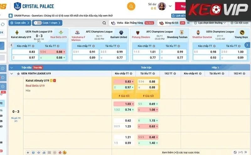 Xác định đội cửa trên và cửa dưới giúp người chơi hiểu rõ cách đặt cược